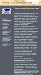 Mobile Screenshot of constructioneducation.com